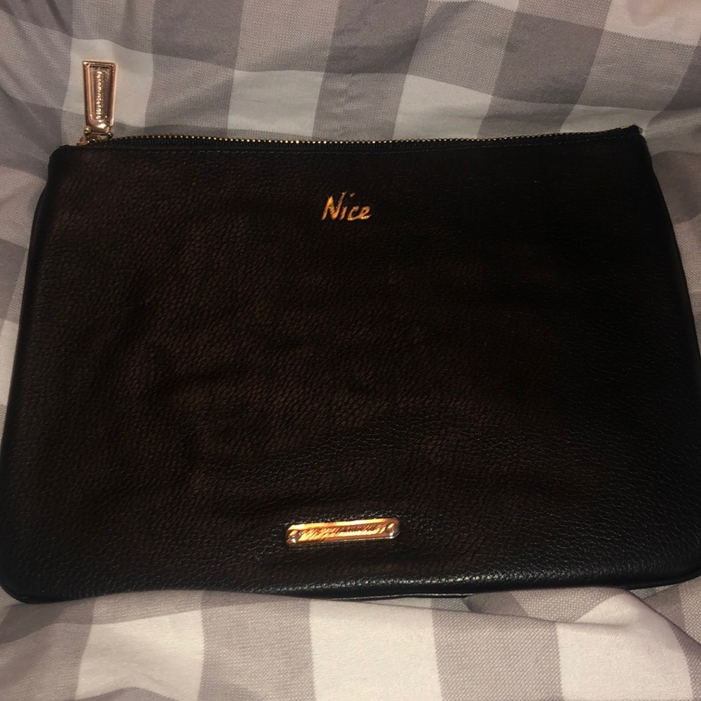 Rebecca Minkoff Naughty/ Nice Black Clutch/pouch